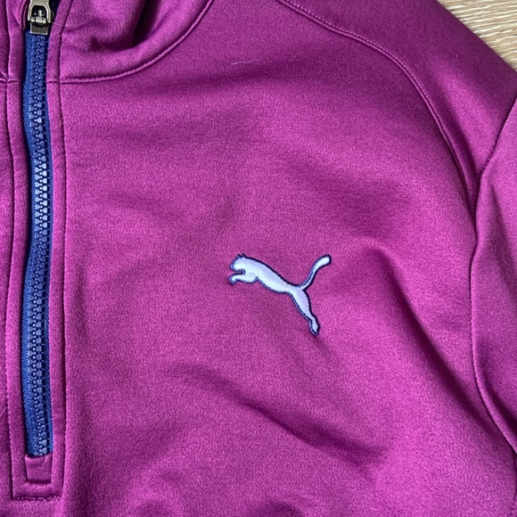 PUMA size large purple sweater - Picture 2 of 4